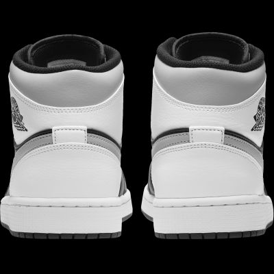 6. Air Jordan 1 Mid White Shadow shoes - 554724-073