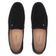 5. Men's leather moccasins, black suede, Filippo MP923