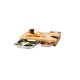 Continenta 4028 chopping board, wood, brown, 50 x 32.5 x 8 cm