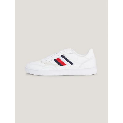 4. Tommy Hilfiger Court Cupsole Retro Lth Stripes M FM0FM04828YBS shoes