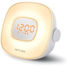 Muse Light ML-198 CR Clock Radio, White