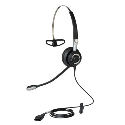 3. Jabra BIZ 2400 II Headset Wired Headband, On-ear, Neckband Office/Call Center Black, Silver