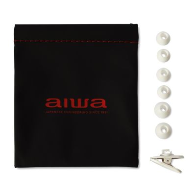 4. Aiwa ESTM-500WT Headphones/Headset Wired In-Ear Calls/Music White