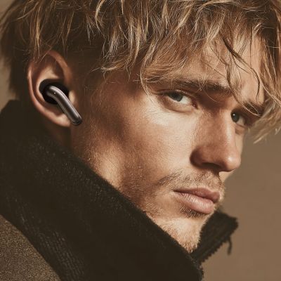 18. AUDIOCORE WIRELESS HEADPHONES, HYBRID ANC, ENC, 6 MICROPHONES, CHARGING CASE, TUYA AC591