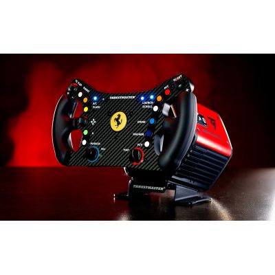 9. Thrustmaster T818 Ferrari 488 GT3 Simulator Black, Red USB Steering Wheel + Pedals Analog/Digital PC