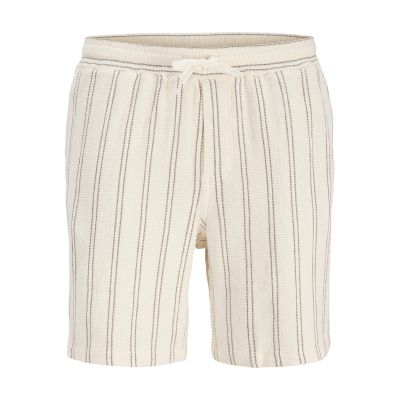 Jack&Jones men's striped shorts JPSTJAIDEN COBA STRIPE JOG SHORTS REG SN 12274413 Antique White Stripes