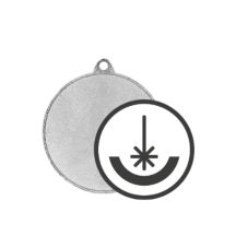 Laser-engraved steel medal – RMI