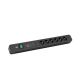 Bachmann Primo 2 2 m power strip 6 x network sockets Black