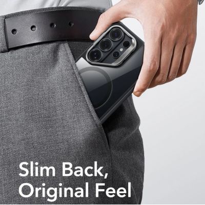 8. ESR Classic Hybrid Kickstand MagSafe Case for Samsung Galaxy S26 Ultra - Clear Black