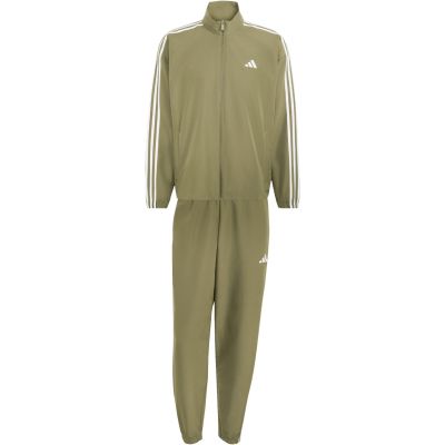 2. adidas 3-Stripes Woven Men’s Tracksuit Olive KY2300