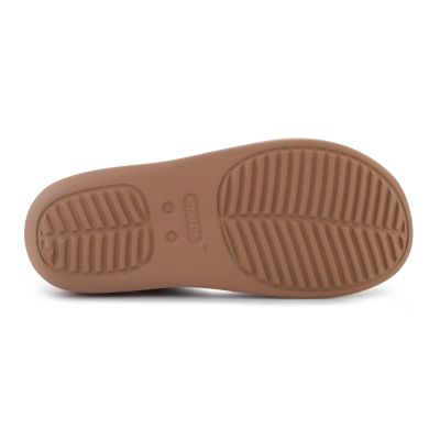 7. CROCS GATAWAY PLATFORM FLIP MILK CHOCOLATE 209410-2JJ