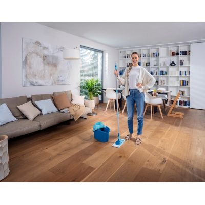 2. Leifheit 55510 mop Steel Microfiber Green