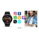 13. VELTORI VT160-1 Smartwatch Black Silicone Strap