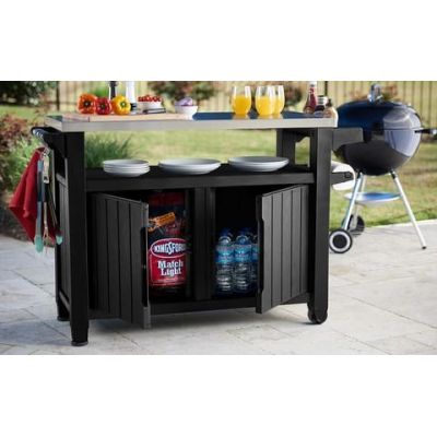 2. Curver Keter UNITY XL 183 L graphite grill table