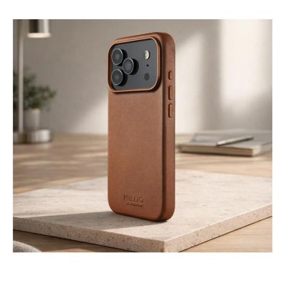 9. Mujjo Leather Case - MagSafe compatible leather case for iPhone 17 Pro Max (tan)