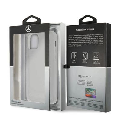 8. Mercedes Line Case for iPhone 12 Pro Max - Transparent