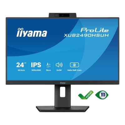 2. Monitor Iiyama TFT XUB2490HSUH IPS 24''//HDMI/DP/USB/Webcam/hoev - Flat screen - 60.5 cm