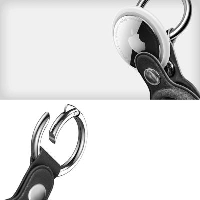 2. Tech-Protect NaturalFit Case for Apple AirTag 1/2 - Black