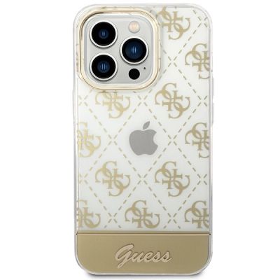 3. Guess GUHCP14XHG4MHG iPhone 14 Pro Max 6.7 "gold / gold hardcase 4G Pattern Script
