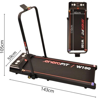8. ELECTRIC FOLDABLE TREADMILL W100 ENERO FIT
