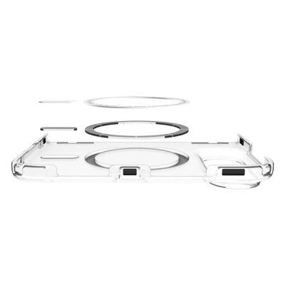 5. Spigen Ultra Hybrid Pro MagSafe Case for iPhone Duo - Clear and White