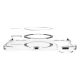 5. Spigen Ultra Hybrid Pro MagSafe Case for iPhone Duo - Clear and White