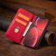 13. Magnet Fancy Case case for iPhone 14 Plus flip cover wallet stand red