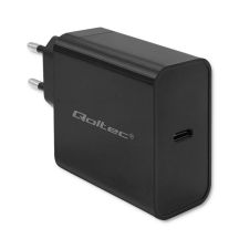 QOLTEC SUPER QUICK PD CHARGER | 1XUSB-C | 65W | 5-20V | 3-3.25A | BLACK