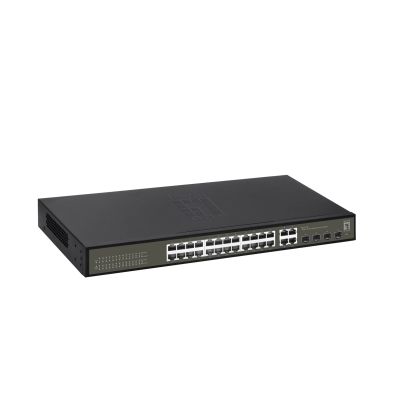 4. LevelOne GES-2128 Managed L2 Gigabit Ethernet (10/100/1000) Network Switch Black