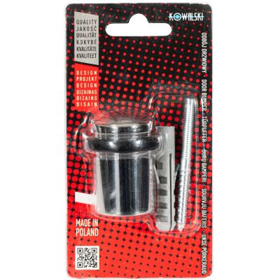 7. Door Stopper 27/46 mm Made of Polished Stainless Steel KOWALSKI KOWALSKI