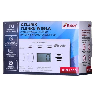 13. Kidde K10LLDCO LCD Carbon Monoxide and Carbon Monoxide Detector
