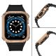 4. Protect Strap Band for Apple Watch 38/40/41mm Armored Case Strap - Black, Rose Gold