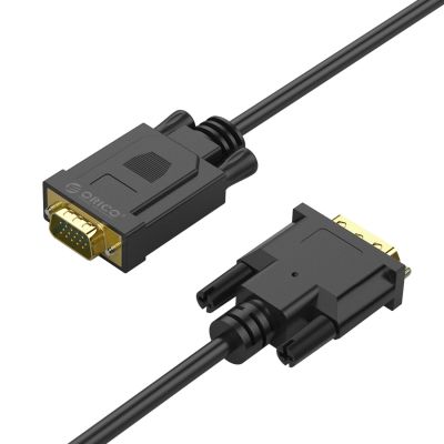 2. Orico XD-DITV cable DVI 24+1 VGA Full HD adapter 5 m - black