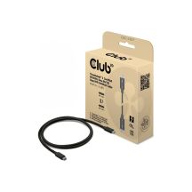 CLUB3D CAC-2501 Thunderbolt Cable 1m 120 Gbit/s Black