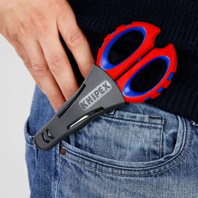17. Knipex 95 05 10 SB Electrician's Scissors