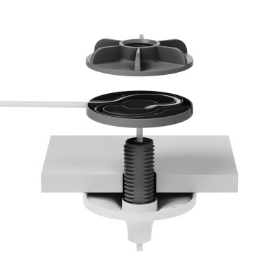 4. Logitech Accessories Mic Pod Pendant Mount - OFF-WHITE - WW