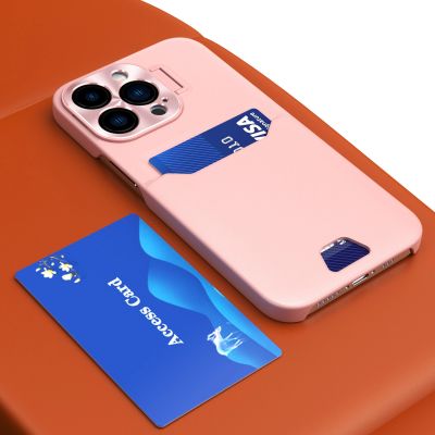 7. Leather Stand Case for iPhone 14 Plus Card Wallet Cover with Stand Pink