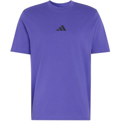 2. Men's adidas Essentials Small Logo Single Jersey Purple KF2404