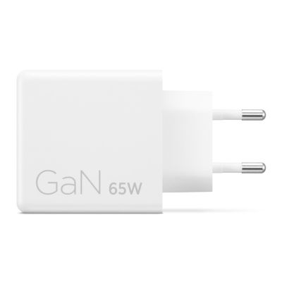 6. Lenovo G0A6065WEU GaN 2x USB-C 65W Wall Charger White