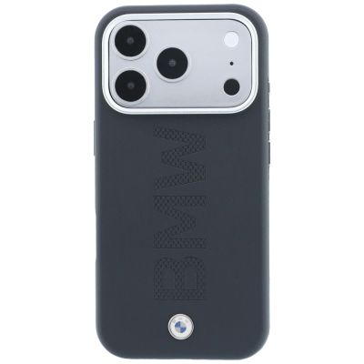 3. BMW Sign Centered Deboss MagSafe Case for iPhone 17 Pro / 18 Pro - Gray