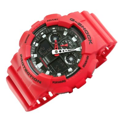4. Men's Watch CASIO G-SHOCK GA-100B-4AER + BOX