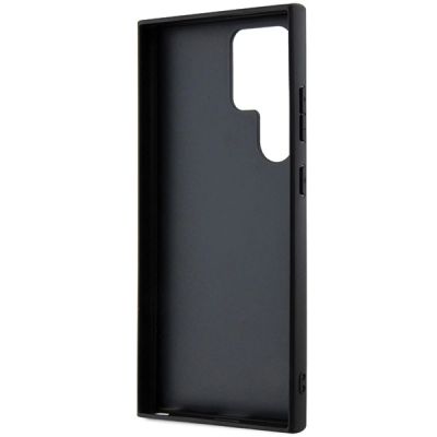 7. Ferrari Carbon Stitched Bottom case for Samsung Galaxy S24 Ultra - black