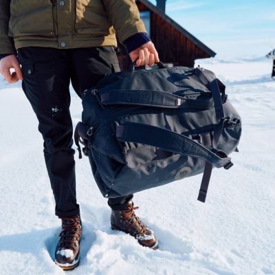13. Fjallraven Farden Duffel 50 bag - coal black