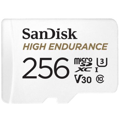 2. High Endurance microSDXC 256GB V30 with adapter (recorders and monitoring)