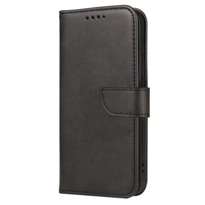 3. Magnet Case elegant case cover cover with a flap and stand function for Samsung Galaxy M53 5G black