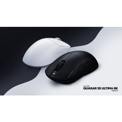 17. HATOR Quasar 3S Ultima 8K Wireless Gaming Mouse Right Side RF Wireless + Bluetooth + USB Type-C Optical 30000 DPI