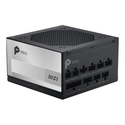 MSI PRO A1000PL PCIE5 1000W 120mm 80plus Platinum Power Supply
