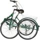 10. 3-WHEEL FOLDING BIKE 24 GREEN SHIMANO 7-SPEED