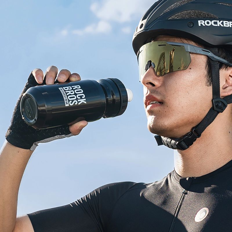 4. Rockbros 600 ml Bike Bottle - Black
