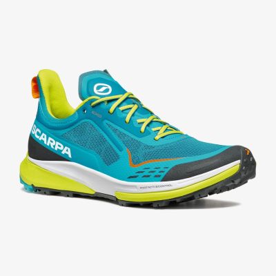Scarpa Golden Gate Kima Rt trail shoes - lake blue/lime